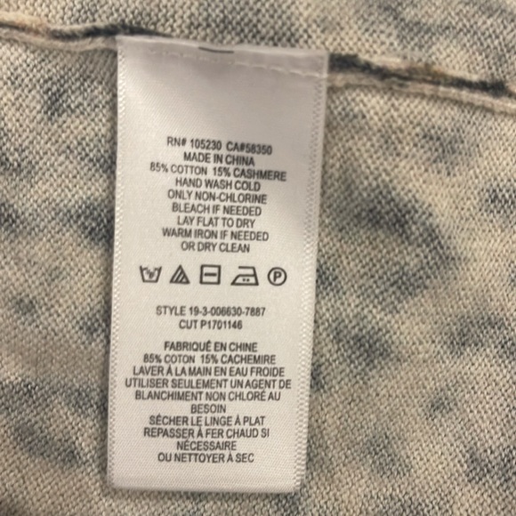 Joie Eloisa Leopard Print Cashmere
Blend Sweater size Small EUC - Picture 6 of 11